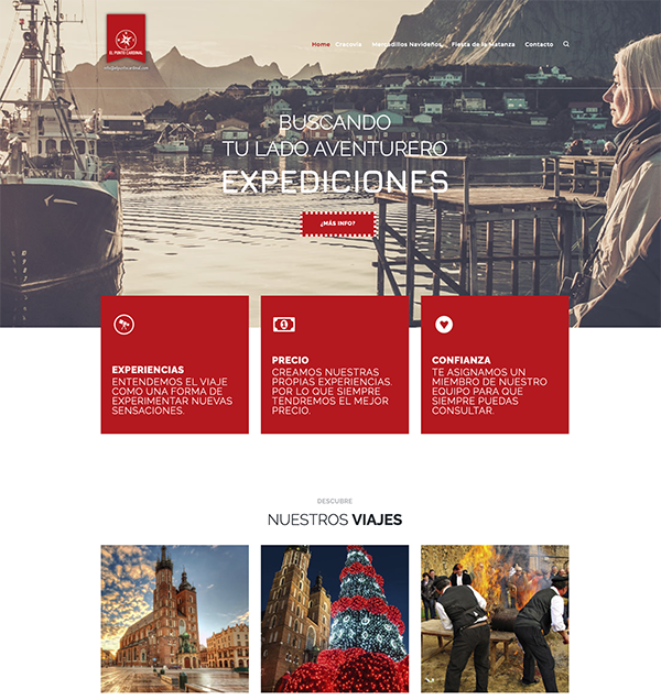 web el punto cardinal viajes